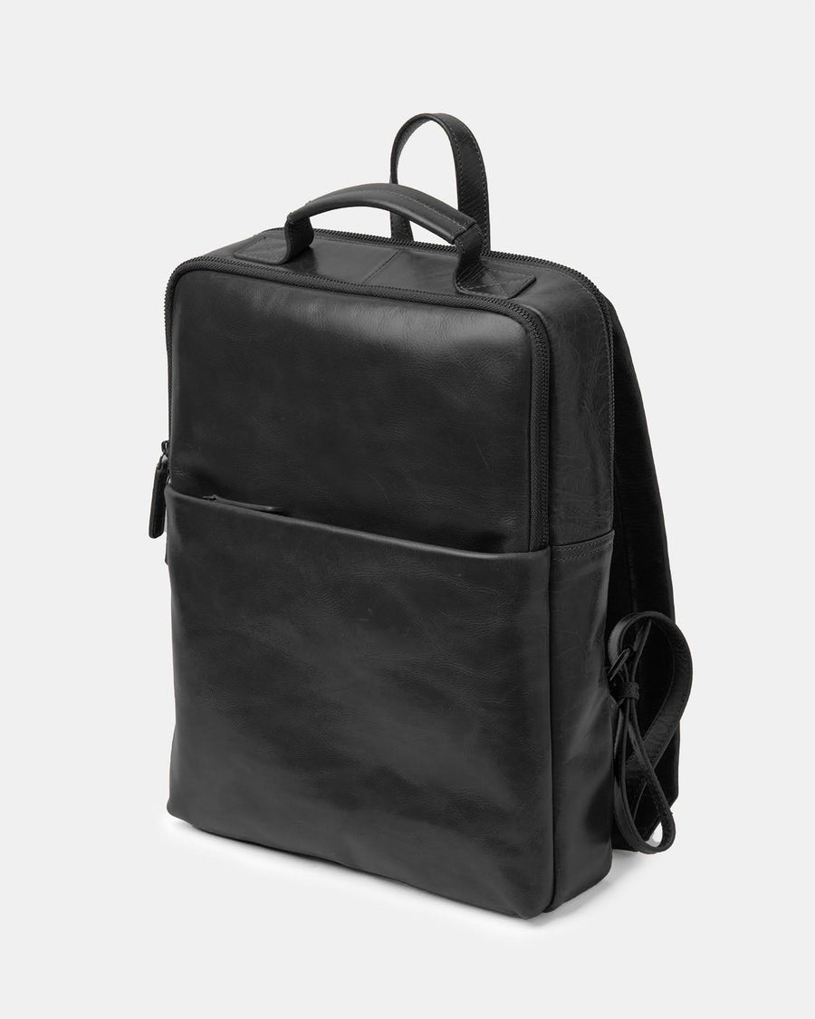 Soho Urbanist Slim Backpack | Black - Ryokō